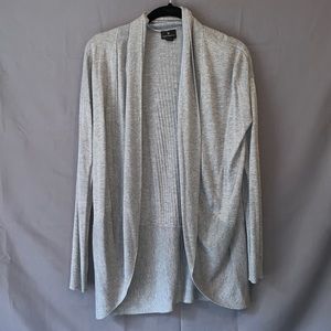 Gray Cardigan with Design on Back